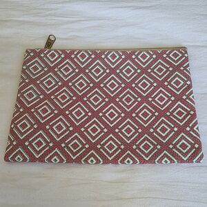 The Royal Standard Geometric Patterned Clutch Make Up Bag